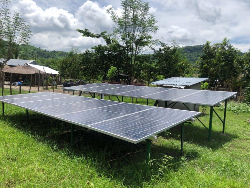 Project Liwanag solar panels